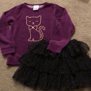 Falls Creek Skirt and Sweatshirt 5T